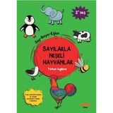 Minika Kitap Sayılarla Neşeli Hayvanlar Türkçe - Ingilizce 3+Yaş