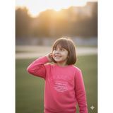 Minika Kız Çocuk Sweatshirt Baskılı Bisiklet Yaka Pamuklu - Pembe - 13 Yaş