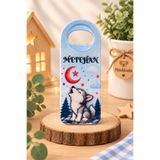 minikkoala 3 Boyutlu Kabartmalı Yeni Doğan Hediyelik Bebek Açacak Magnet- Kurt Konsepti 10 Adet