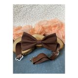 Miniko Butik Kahverengi Çocuk Papyon