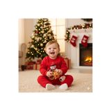 MİNİKO KİDS BEBEK YILBAŞI NOEL TEMALI KARDAN ADAM BASKILI EŞOFMAN TAKIMI