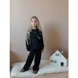Miniko Kids KIZ ÇOCUK BAYRAMLIK FİYONK MODELLİ TAŞLI 2Lİ PAMUK TAKIM
