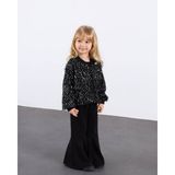 Miniko Kids Kız Çocuk Bayramlık Hırkalı Pullu Badili Ispanyol Taytlı Takım - Siyah - 4 - 5 Yaş