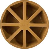 MinikOiOi Slices -Woody Brown Bölmeli Kek Kalıbı 20 cm x 20 cm x 5 cm Kolay Temizlenebilir Silikon - Kahverengi