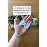Minikpaw aksesuar Isimli Papyon Tasma Beyaz