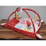 Miniks Pamuk Bebek Oyun Halısı Çocuk Alanı - 87 x 63 cm - Kırmızı