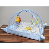 Miniks Pamuk Bebek Oyun Halısı Çocuk Alanı - 87 x 63 cm - Mavi