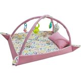 Miniks Pamuklu Bebek Oyun Halısı Çocuk Alanı - 60 x 85 cm - Pembe