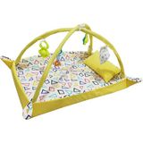 Miniks Pamuklu Bebek Oyun Halısı Çocuk Alanı - 60 x 85 cm - Sarı