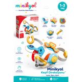 minikyol Keşif Direksiyonu™ 10’u 1 Arada Bebek Aktivite Oyuncağı Duyusal Busy Board