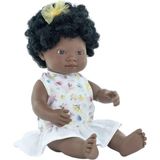 Miniland Mf And E Baby Doll African Girl Oyuncak Bebek 38 cm - Standart