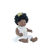 Miniland Mf And E Baby Doll African Girl Oyuncak Bebek 38 Cm