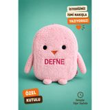 minilee children's happiness Sevimli Penguen Peluş - Anaokulu Kreş Çocuk Çantası Kişiye Özel Nakışlı