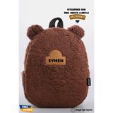 minilee children's happiness Teddy Peluş Kahve - Kişiye Özel İsimli Anaokulu Kreş Çocuk Sırt Çantası