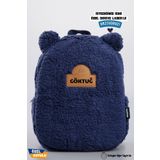 Minilee [İSTEDİĞİNİZ İSMİ YAZIYORUZ] - Teddy-Peluş Lacivert 0-8 Yaş - Kreş, Anaokulu Çocuk Sırt Çantası