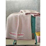 Minilka Bebe Minilkabebe Pamuklu Bebek Battaniyesi Puantiyeli Pembe - Açık Pembe - 100 x 120 cm