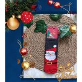 Minilka Bebe Minilkabebe Yılbaşı Noelbaba Çizgili Çocuk Soket Çorap Pamuklu 7-9Yaş Siyah - 7 - 8 Yaş - 01-Siyah