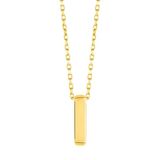 Minimal 0.7 Mm I Harfli Kolye 14 Ayar Altın