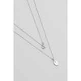 Minimal 14 Ayar Beyaz Altın Kolye