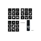 Minimal 27 Desen ve Spray Tattoo Geçici Dövme Seti