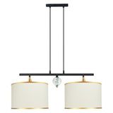 Minimal E-Ticaret Lambent Line Crystal Plafonyer Kumaş Avize