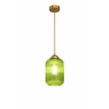 Minimal E-Ticaret Minimal Lotus One Forest Green Sarkıt Cam Avize Yeşil