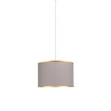 Minimal E-Ticaret Viscose 30x30x21 Vizon Bej Kumaş Avize