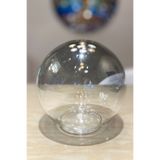 MINIMAL ETICARET VE BILGI TEKNOLOJILERI Globe Avize Camı 15cm Silver Chrome ( FÜME )