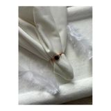 Minimal Gold Obsidyen Taşı Bakır Tel Yüzük