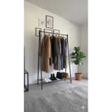 Minimal Home MinimalHome Konfeksiyon askısı/ raflı ayaklı askılık/ Portmanto ayakkabılık