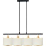 Minimal Lambent Line Maxi Plafonyer Kumaş Avize - Bej