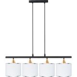 Minimal Lambent Line Maxi Plafonyer Kumaş Avize - Beyaz