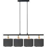 Minimal Lambent Line Maxi Plafonyer Kumaş Gri Avize