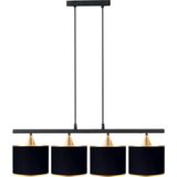 Minimal Lambent Line Maxi Plafonyer Kumaş Siyah Avize