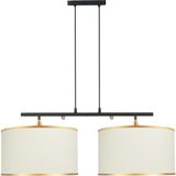 Minimal Lambent Line Mega Plafonyer Kumaş Bej Avize