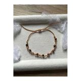 Minimal Rodonit Taşı İp Halhal