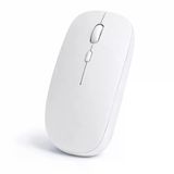 Minimal Tasarımlı Kablosuz Mouse Bluetooth Bağlantı Şarjlı Usb Dongle Destekli Hafif Ve Şık Beyaz