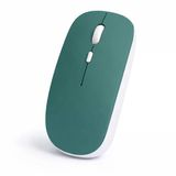 Minimal Tasarımlı Kablosuz Mouse Bluetooth Bağlantı Şarjlı Usb Dongle Destekli Hafif Ve Şık Haki