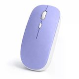 Minimal Tasarımlı Kablosuz Mouse Bluetooth Bağlantı Şarjlı Usb Dongle Destekli Hafif Ve Şık Lavant