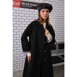 Minimal Trençkot Siyah