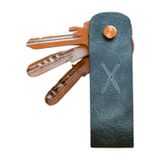 minimal X design Deri anahtarlık, hakiki deri anahtar kılıfı, anahtar koruyucu, çizilmeye karşı anahtarlık, dönebilen anahtarlık, kaliteli anahtarlık, hediyelik, organizer (Okyanus Yeşili (2-3 Anahtar))