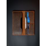 minimal X design Gerçek Deri Telefon Cüzdanı, iphone cüzdanı, samsung galaxy cüzdanı, xiaomi telefon kılıfı, hakiki deri telefon kılıfı, kartlık ve para bölmeli (Taba - Açık Kahverengi)