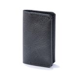 minimal X design Hakiki Deri Cüzdan, gerçek deri kartlık, katlanabilen kartlık, minimalist cüzdan, kart ve kağıt para, kredi kartı, kartvizitlik (Antrasit - Gri)
