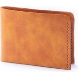 Minimal X Design Minimal x Para Cüzdanı - Gerçek Deri El Yapımı - Minimalist Tasarım - Camel