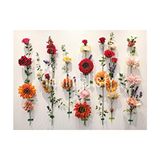 Minimalisfy Renkli Çiçeklerle Dolu Stüdyo Fonu 200x150cm Yüksek Kalite Baskı İle Canlı Görünüm