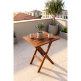 Minimalisso Masif Katlanır Balkon Bistro Bahçe Teras Mutfak Masası 60x60