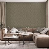 Minimalist Duvar Kağıdı | BETA, 1103-5, Kahverengi, Koyu, Elyaf Taban (Non-Woven), Vinil kaplı, Silinebilir Yüzey / 1.06x15.6 m - 16.5 m², Yüksek Kalite