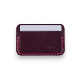 Minimalist El Yapımı Deri Kartlık (VIOLET)