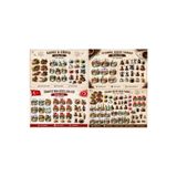 Minimaliz Studio 130+ Parça Kahve Temalı Büyük Sticker Seti | Istanbul, Türkiye, Dünya Şehirleri, Kahve Fincanı,