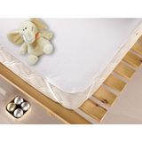 Minimed Çocuk Bebek Alezi Sıvı Geçirmez Yatak Koruyucu - 60 x 120 cm - Beyaz
